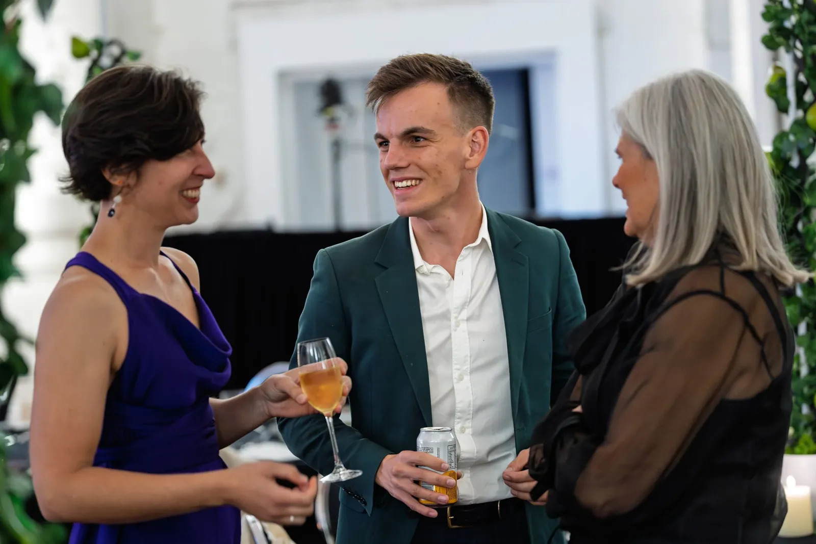 Alex with guests at Feast To Feed