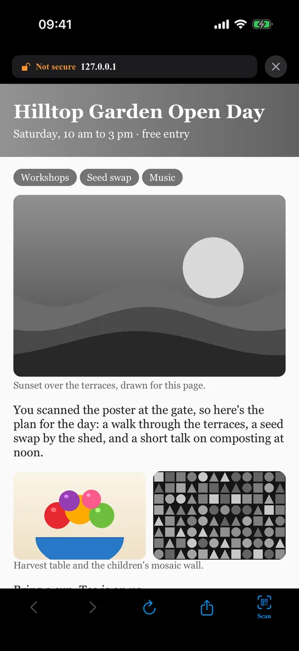 One image unlocked; the rest stays grey.